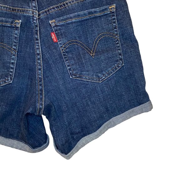 Levi's Mid Length Women Denim Shorts Women's Sz. W25 PC9-29964-0027 Summer - Picture 7 of 16